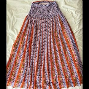 Maeve by Anthropology Pleated Fall Skirt